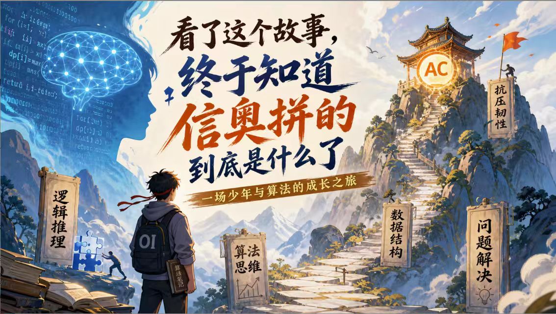 看了这个故事,终于知道信奥拼的到底是什么了